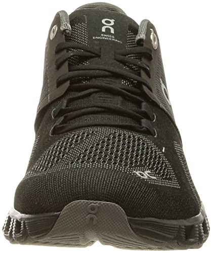 On Women's Cloud X Sneakers, Black/Asphalt, 9 Medium US2