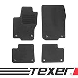 Dicke Textil-Fußmatten TEXER Dicke Fußmatten Autoteppiche  Farbe: anthrazit/Graphit/dunkelgrau MB/G166Y12/B/C2753A