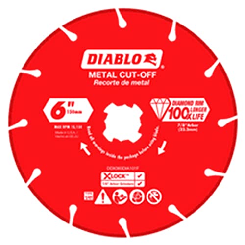 Disque diamanté X-Lock DB 6 pour couper acier et tôles sans usure