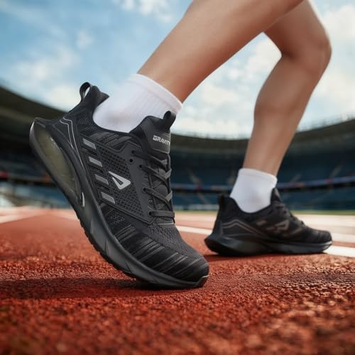 Image of Impakto Gravity Running Shoes for Men | Lightweight & Breathable Sports Shoes | Soft Cushioned Insole | Anti Skid EVA Sole | Laceup Shoes for Jogging, Walking, Gym & Casual Outings