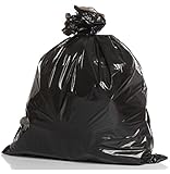 TopBag Trash Bags, 55 Gallon, 50 Count, Individually Folded, Easily Dispensed