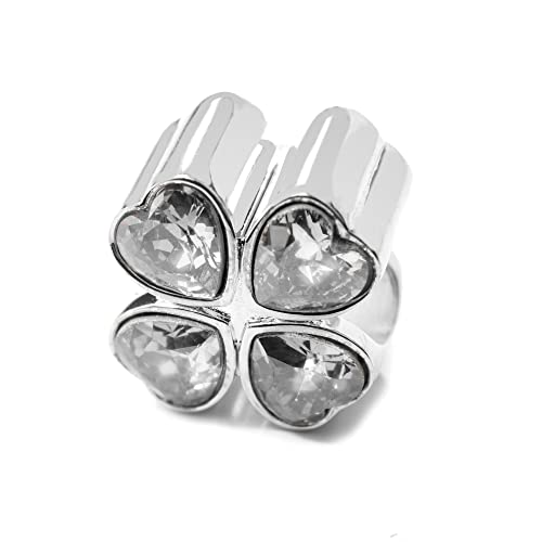 Abalorio Folli Follie plata de ley gris 1,5 cm para pulseras sin brillo