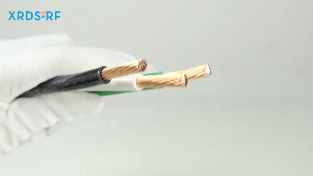 Image of 4AWG THHN Electrical Wire 50FT - Stranded Bare Copper Conductor with PVC and Nylon Insulation, Heat and Oil Resistant Cable for Indoor & Outdoor Wiring