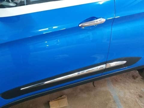 Image of Full Chrome ABS Car Side Beading Door Protector for Nexon Compatible (Set of 4 Pieces) for (Year 2020-2022 Models)