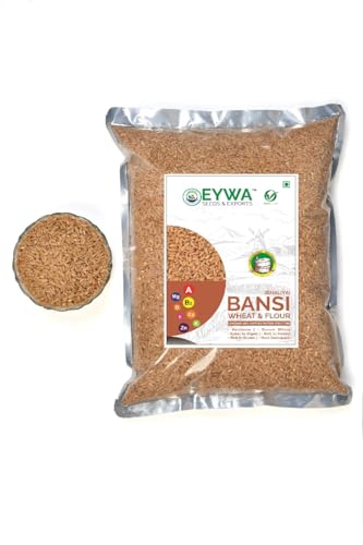 Image of Organic Bansi Bhaliya Whole Wheat Grains (1 KG) | Whole Grains For Eating And Cooking | |Bansi Bhaliya Daane | Produce of India from Organic Farms | BY Eywa