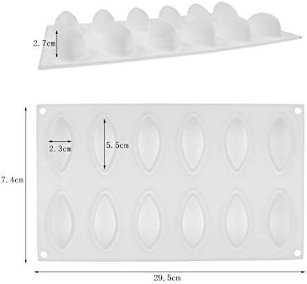 Miniatura 2 de Moldes de silicona con forma de rodajas de limón, herramientas de decoración de pasteles, utensilios para hornear, mousse de postre francés, molde