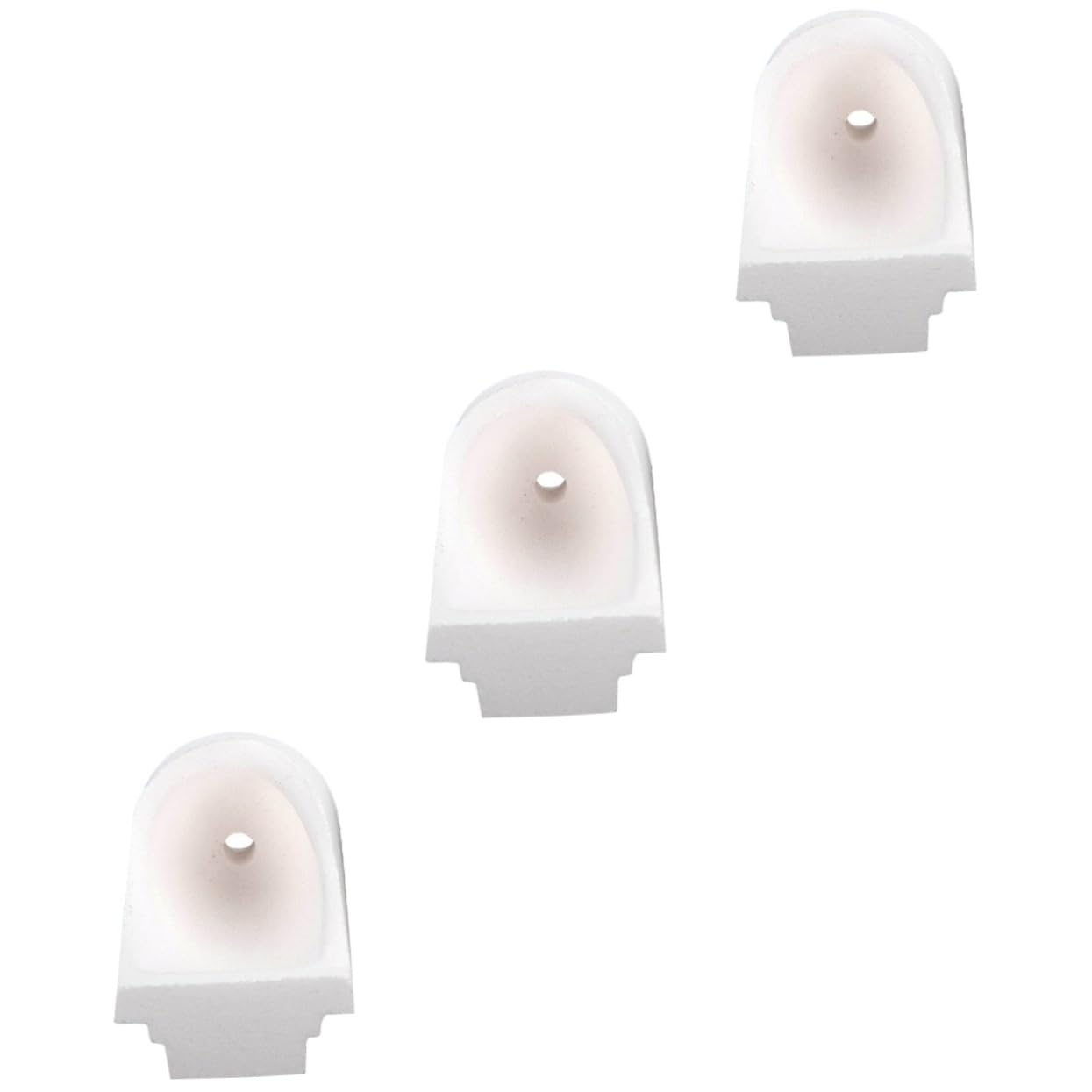 NUOBESTY 3 pièces Creuset de Quartz pour Bijoux et Dentisterie Accessoire de Machine de Outil de Fusion Polyvalent pour Métaux