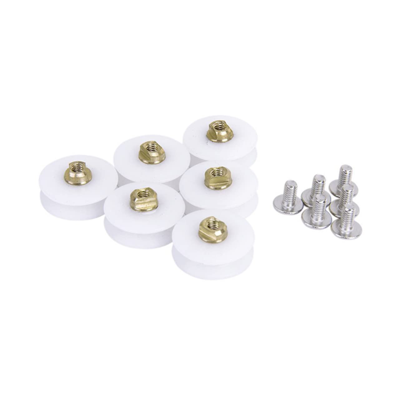 Shower Door Rollers Runners Wheels Replacement Part Roller Diameter 25mm for The Bathroom Pan Glass Sliding Door Pulleys/Runners/Wheels (25mm) — Amazon image 2