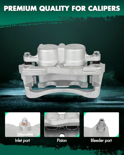 Image of SCITOO Front Right Brake Caliper With Bracket 18B4816 Compatible For Chevrolet For Express 3500 2003-2020,For Chevrolet For Express 4500 2009-2020,For Chevrolet For Silverado 3500 2001-2006