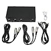 Hfgdnchva 2X 2 Channel 48V Phantom Power Supply,Universal Compact Phantom Power for Condenser Microphone Music Recording Equipment #5