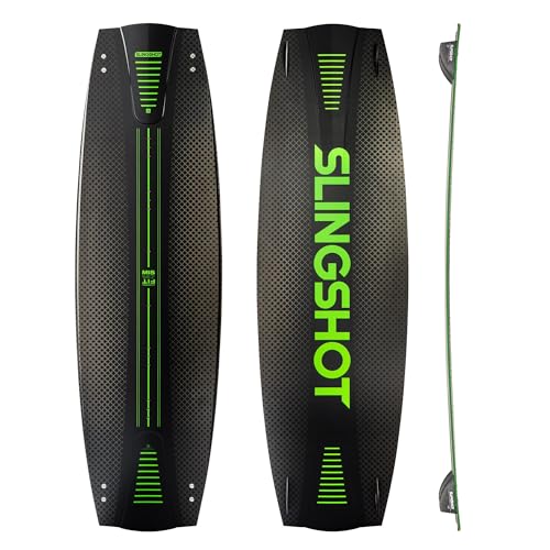Slingshot Sports Misfit V11 Carbon Kiteboard - Twin Tip Kitesurf Board 143 cm