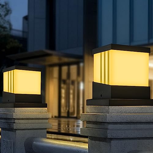 Outdoor Solar Post Cap Light, Snelle Doe-het-zelf Installatie Outdoor Solar Lamp Post Light Weerbestendig voor Tuin - Afbeelding 6
