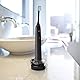 Philips Sonicare DiamondClean 9000 elektrische Zahnbürste, Schallzahnbürste mit App, Andruckkontrolle, 4 Putzmodi, 3 Intensitätsstufen, Ladeglas, Schwarz und Roségold, Zweierpack, Modell HX9914/57