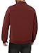 TUREFACE Quarter Zip Mock Neck Sweater for Mens 2025 Fashion Sweatshirt Quilted Design with Ribbed Cuffs 2 Pockets Easily for Daily Wearing,Red,M