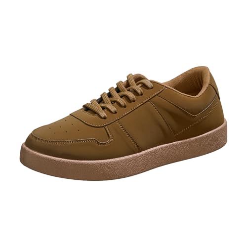 Image of Neeman's Men's Mono Court Sneakers | Lightweight Synthetic Casual Shoes with Cushioned EVA Sole | Flexible Walking & Everyday Comfort Sneakers