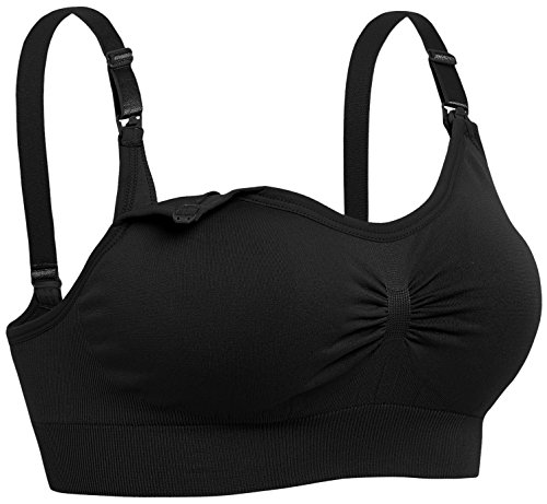 Image of Womens Seamless Nursing Bra Sleeping Maternity Bralette for Breastfeeding Pack of 3