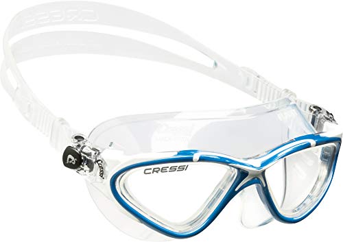 Cressi Planet Swim Goggles with Long Lasting Anti Fog Technology for Women and Men-Made in Italy