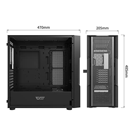 darkFlash DK431 PC Case ATX Mid Tower Case High Cooling Performance