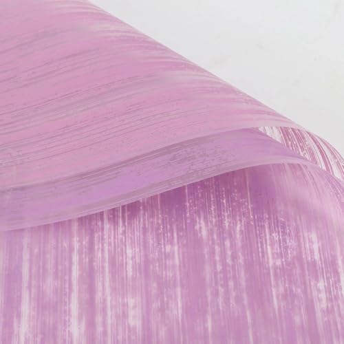 Image of Oasis 20 Sheets Korean Style Transparent Waterproof Premium Bouquet Wrapping Sheet (58 cm x 58 cm) | Pink Brush Strokes Design Flower Wrapping Sheet | Elegant Packaging for Bouquets Gift Wrapping and More