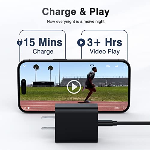 image for LCGENS 20W USB C Wall Charger for iPhone 16/15/14/13/13 Mini/13 Pro Ma