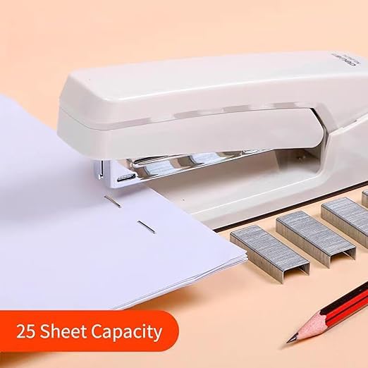Image of 20-25 Sheet Capacity, Swing-Arm Swivel Stapler Ideal for Booklet and Program Making or Book Binding,360 Degree Rotate Desktop Staplers,Booklet or Book Binding