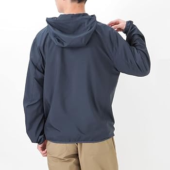 Amazon | [NAVY] ネイビー マウンテンパーカー メンズ 軽量 UV