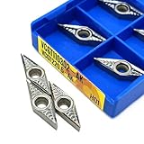 Aluminiumlegierung VCGT110302 VCGT110304 VCGT110308 AK H01 Aluminium Drehverarbeitung Serie Klingendrehmaschine SVJCR Holzschneidwerkzeug 10 Stück(VCGT110302-AK H01)