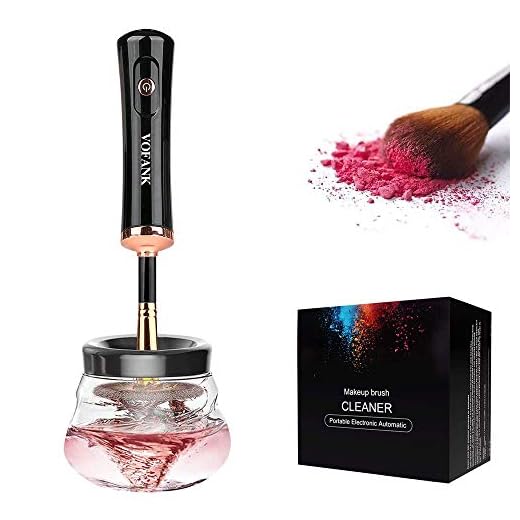 Limpiador de pinceles de maquillaje, Limpiador y secador de centrifugado eléctrico súper rápido, Pinceles de maquillaje automáticos Herramientas limpias