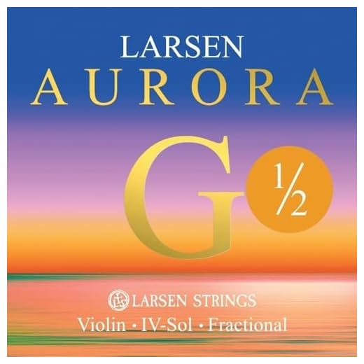 LARSEN STRINGS Aurora Violin Strings G 1/2 Medium