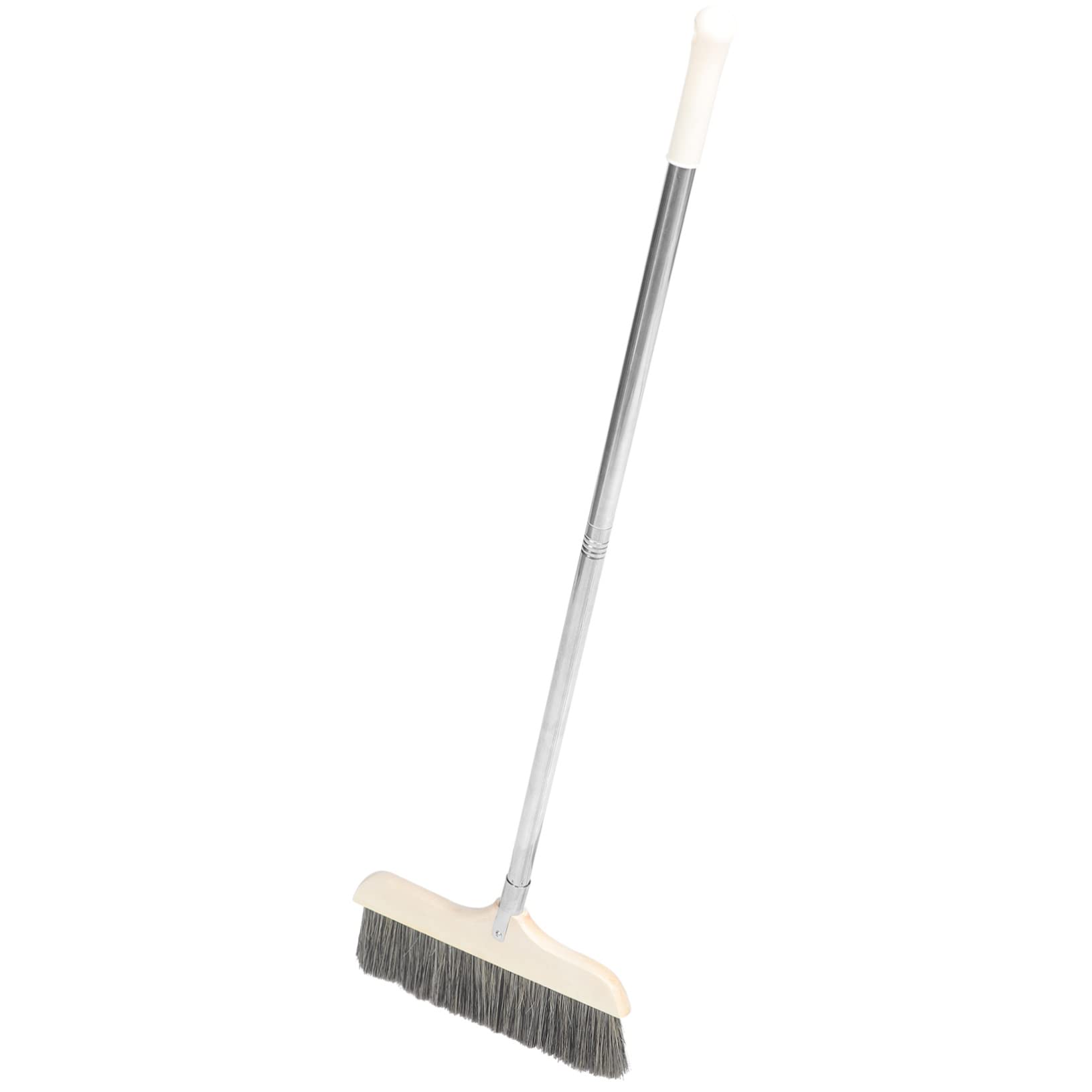 HONMEET Long Handle Telescopic Sweeping Broom with Soft Bristles Lightweight and Durable Floor Brush for Efficient Indoor Cleaning for Home Use and Easy Storage