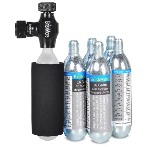 BriskMore CO2 Inflator Kit for Bike Tires Cover