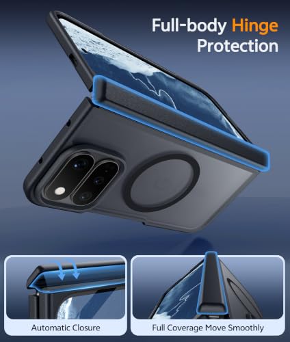 Image of FNTCASE for Google Pixel 11 Pro Fold Case Matte with Hinge Protection