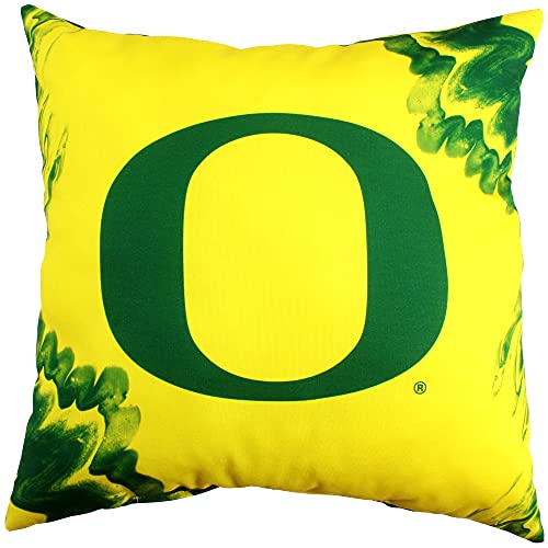 Image of College Covers Oregon Ducks 2 Sided Color Swept Decorative Pillow, 16 inch, Made in The USA