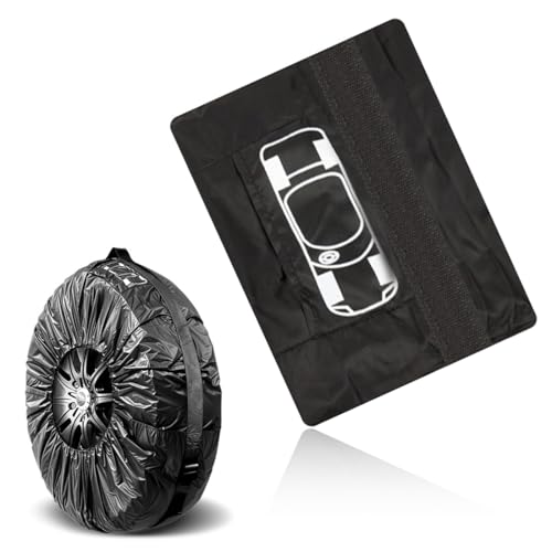 MIRKUZI Cubiertas de la rueda de respuesto 1 funda para neumático, funda para rueda de repuesto, bolsa para neumáticos, protector de neumáticos, funda para rueda de repuesto de coche