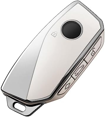 Amazon.com: Tukellen for BMW Key Fob Cover Special Soft TPU Key Case ...