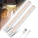 Produktbild Schrankbeleuchtung mit Bewegungsmelder 120 LED Schranklicht USB 4 Modis Schrankleuchten Wiederaufladbar dimmbar Magnetisch Kabellos geeignet für Treppe Kleiderschrank Schlafzimmer Küche