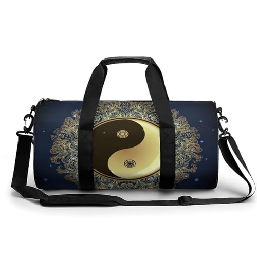 Duffel bag Fleur De Taiji sac week-end léger 45x23cm pour en finir avec les bagages encombrants