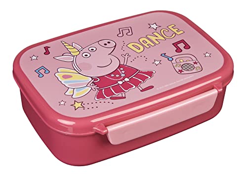 Scooli Brotdose Rainbow High Für Kinder - Mit Herausnehmbarem Einsatz, BPA-frei, 1 Liter (ca. 18x13,5x6 Cm)