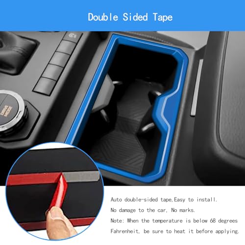 Accesorio para consola Toyota Tacoma 2024-2026 color azul miniatura 3