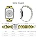 Women Men Watch Band 38mm/40mm, 42mm/44mm Compatible with Apple Watch Series, Breathable Elastics Polyester Replacement Strap (Black Yellow School Bus iwatch Bands)