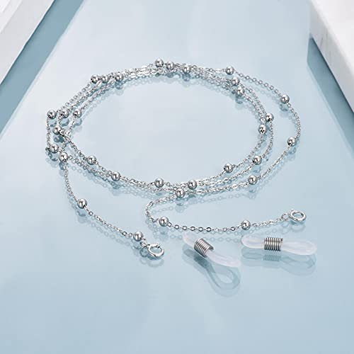 Aoboco Glasses Chain For Women S925 Sterling Silver, Sunglass Holder Eye-Glasses Accessory Chains #TOP4