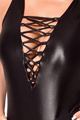 BODY CIRRE DECOTE V TRANCADO PRETO