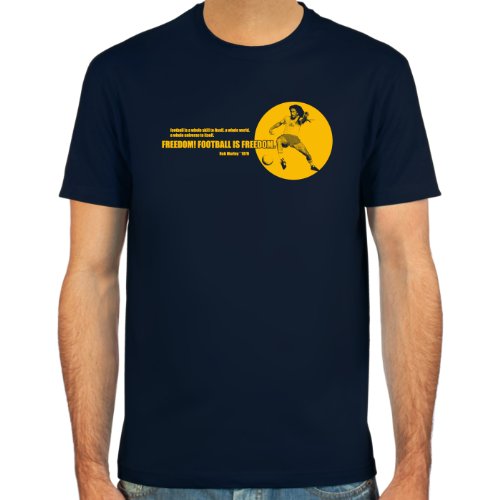 SpielRaum Camiseta Bob Cita 1979 ::: Color: Negro, Verde Oliva o Azul Oscuro ::: Tallas: S-XXL (Fútbol)
