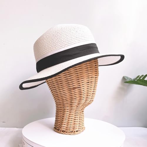 Support pour perruques présentoir chapeau rotin tressé rangement - 8