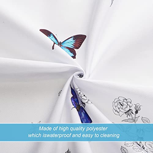 Pocass Floral Tablecloth Spring Summer Wild Flower Butterfly Tablecloths Rectangle Table Cloth Waterproof Table Cover For Easter Dining Holiday Parties (60 X 84 Inch) #TOP1