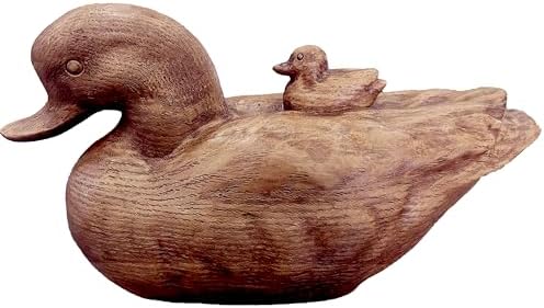 Hymmah Duck Home Decor Statue Rustic Home Decorations for Living ...