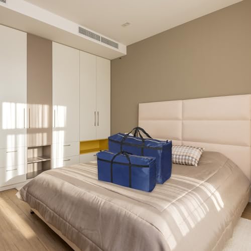 PATIKIL 35" Extra Large Moving Bag for Travel, 210D Oxford Waterproof Storage Bag with Double Zippers Duffle Bag for Storage Packing Home Traveling Camping, Black (35"x10"x21") 7