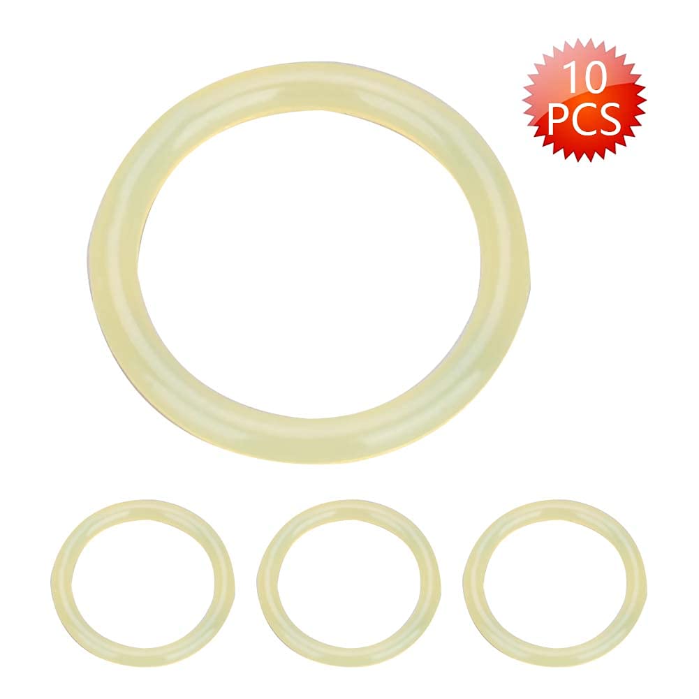 KIMISS O-Ring del Serbatoio dell'Aria di Paintball in Poliuretano 10 Pezzi 13,8 * 1,9 Mm O-Ring in Poliuretano Ad Alta Resistenza per Serbatoio dell'Aria (Argento)