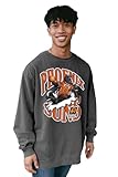 Phoenix Suns NBA Officially Licensed Crewneck Sweatshirt Ringspun Slam Mascot Black, XX-Large