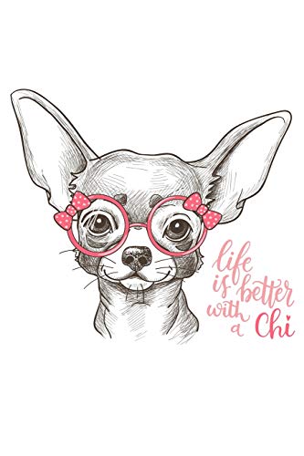 Chihuahua Notebook: Blank Lined Journal, Softcover (6x9 inches) with 120 Pages